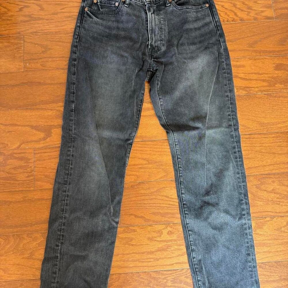 Abercrombie-fitch Men's Black and Grey Jeans